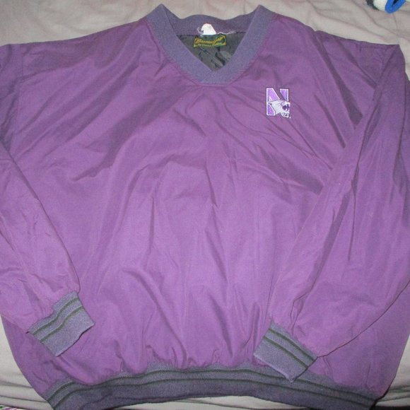 Bastion Golf Other - VTG Charles Bastion Golf Northwestern University Wildcats Pullover Jacket XXL